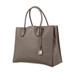 Michael Kors Bags | Gray Grey Michael Kors Mercer Leather Tote Bag | Color: Gray/Silver | Size: Os