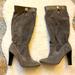 Michael Kors Shoes | Michael Kors Grey Suede Harness Slouchy Boot, Size 7.5 | Color: Gray | Size: 7.5