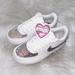 Nike Shoes | Bling Nike Air Force 1 Shoes | Color: Silver/White | Size: Various