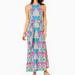 Lilly Pulitzer Dresses | New Lilly Pulitzer Monterrey Maxi Dress "Reeflections" Engineered Size Small | Color: Green/Pink | Size: S