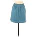 J.Crew Mercantile Casual Mini Skirt Mini: Blue Print Bottoms - Women's Size 10