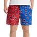 Men's Concepts Sport Royal/Red Chicago Cubs Breakthrough AOP Knit Split Shorts