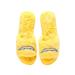 Women's FOCO Gold Los Angeles Chargers Rhinestone Fuzzy Slippers