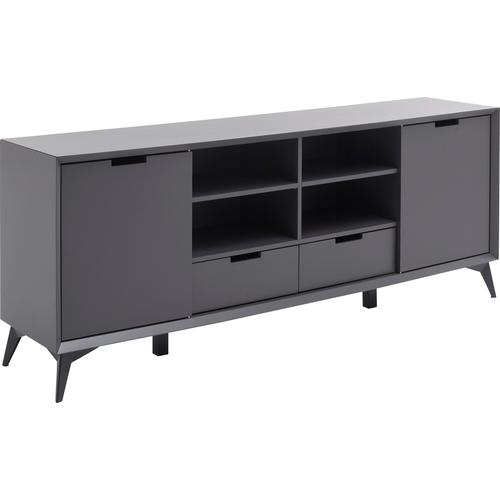 „Sideboard MCA FURNITURE „“Netanja““ Sideboards Gr. B/H/T: 180 cm x 73 cm x 40 cm, grau (grau matt) Sideboards Breite ca. 180 cm“
