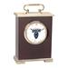 Howard Bison Gold Logo Carriage Clock