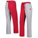 Women's ZooZatz Crimson/Gray Oklahoma Sooners Colorblock Cozy Tri-Blend Lounge Pants