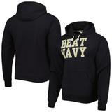 Men's League Collegiate Wear Black Army Knights Local Essential Fleece Team Pullover Hoodie