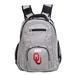MOJO Gray Oklahoma Sooners Personalized Premium Laptop Backpack