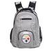 MOJO Gray Pittsburgh Steelers Personalized Premium Laptop Backpack