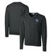 Men's Cutter & Buck Heather Charcoal Air Force Falcons Lakemont Tri-Blend V-Neck Pullover Sweater