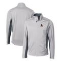 Men's Cutter & Buck Gray Alabama Crimson Tide Navigate Softshell Full-Zip Jacket