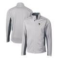 Men's Cutter & Buck Gray Michigan State Spartans Navigate Softshell Full-Zip Jacket