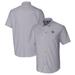 Men's Cutter & Buck Charcoal Cincinnati Bearcats Vault Stretch Oxford Short Sleeve Button-Down Shirt