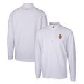 Men's Cutter & Buck White UCF Knights Traverse Stretch Quarter Zip-Pullover Top