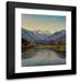 Ferdinand Georg WaldmÃ¼ller 20x24 Black Modern Framed Museum Art Print Titled - View of Lake Altaussee and the Dachstein (1834)