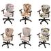 jiaroswwei Swivel Chair Cover Stretchy Office Armchair Protector Seat Backrest Decoration