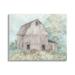 Stupell Industries Quaint Country Barn Rural Flower Field Meadow Painting Gallery Wrapped Canvas Print Wall Art Design by Debi Coules