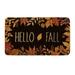 Labakihah carpet Fall Thanksgiving Decorative Door Mat Farmhouse Happy Fall Yall Doormat Autumn Buffalo Plaid Doormats Non Slip Fall Indoor Floor Mat Low Profile Entryway Rug For Autumn Holiday De