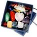 Kyoffiie 11PCS Premium Natural Crystals and Stones Set Crystals Set for Beginners Natural Chakra Stones Set with Gift Box