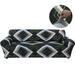 CJC Stretch Sofa Covers Printed Couch Cover Sofa Slipcovers for 4 Cushion Couches Furniture Protector with Elastic Bottom 4 Seater