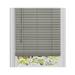 31 x 64 in. Cordless GII Madera Falsa 2 in. Faux Wood Plantation Blind - Grey