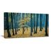 DESIGN ART Dense Autumn Beach Forest - Oversized Forest Canvas Artwork Print 40 in. wide x 20 in. high