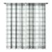 Society6 Little Arrow Design Co Watercolor Plaid Muted Blue 50 x 84 Single Panel Sheer Window Curtain