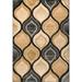 MDA Rug Imports Rhodes Collection Abstract Lattice Area Rug 2 1 x 3 3 - Gray/Cream