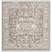 Unique Loom Olympia New Classical Rug Light Gray/Ivory 4 Square Border Farmhouse Perfect For Dining Room Living Room Bed Room Kids Room