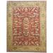 Hand Knotted Red Wool Rug 8 X 10 Persian Mughal Oriental Large Carpet