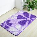 Door Mat (47 x32 Purple Elite Flower) SOCOOL Camper Door Mat Durable Welcome Mat Floor Mat Front Door mat Indoor Outdoor Door Rug Non Slip Rugs for Patio High Traffic Areas DM2879S