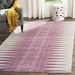 Pink/Red Rectangle 4' x 6' Indoor Area Rug - Safavieh Evoke Ivory/Fuchsia Area Rug | Wayfair EVK226F-4