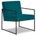 Accent Chair - Signature Design by Ashley Accent Chair Polyester/Metal in Blue | 29.5 H x 24.63 W x 27.75 D in | Wayfair A3000609