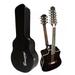 12/6 Strings Acoustic Double Neck Double Sided Busuyi Guitar 2021 NPT With Hard Case