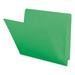 Smead Shelf-Master Reinforced End Tab Colored Folders Straight Tabs Letter Size 0.75 Expansion Green 100/Box