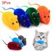 3Pcs Funny Mouse Rat Squeak Noise Sound Pet Cat Kitten Dog Playing Toy