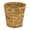Household Essentials Baskets Natural - Natural Beige Wicker Woven Wire-Frame Wastebasket