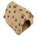 Efficient Foldable Dog BedCat House Pet House For Dog Cat Brown
