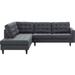 Empress 2 Piece Upholstered Fabric Left Facing Sectional