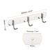 Coat Hook Rack, Stainless Steel Wall Mounted with 3 Hooks Wall Hangers