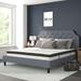 Tufted Platform Bed with 10 Inch Pocket Spring Mattress