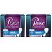 Poise Ultra-Thin Incontinence/Bladder Control Pads Moderate Absorbency Regular Length 60 Count - 2 Pack