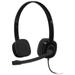 Logitech H151 Binaural Over The Head Headset Black