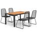 vidaXL Garden Dining Set 3/5/7/9 Pieces PVC Rattan Patio Multi Table Sizes