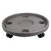 Round with Caster Wheels Durable Plant Rack On Rollers Gray