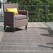 nuLOOM Pinstriped Taliah Indoor/Outdoor Accent Rug 2 x 3 Gray
