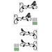 4pcs/set Hanging Basket Brackets Hooks Garden Porch Yard Decor Bird Feeder