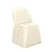 Efavormart 100PCS Beige Linen Polyester Folding Chair Cover Dinning Chair Slipcover For Wedding Party Event Banquet Catering