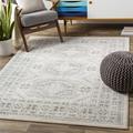 Mark&Day Area Rugs 9x12 Bron Global Gray Medium Gray Khaki Area Rug (9 x 12 )