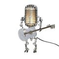 Fridja Vintage Microphone Robot Table Lamp Home Desktop Decoration Clearance